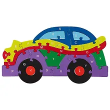 Купить Деревянные пазлы-фигуры Авто 22эл/26эл, в ассортименте — Фото №1