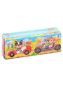 Купить Умные кубики  в поддончике (длинные). 12 штук. Мчимся на машинах — Фото №1