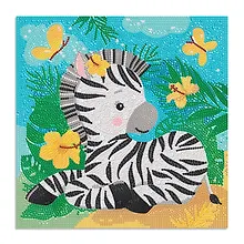 Купить Набор для творчества. Разноразмерная мозаика на подрамнике "Новые друзья", 30 х 30 см — Фото №1