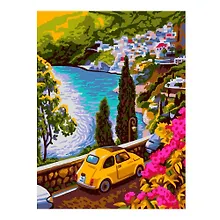 Купить Картина по номерам холст на подрамнике 30*40 см "Летний серпантин" — Фото №1