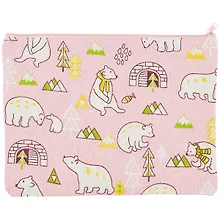 Купить Папка для тетрадей В5 "Белые медведи" молния, лен — Фото №1