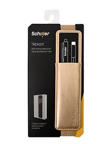 Купить Чехол-закладка на резинке "Gold" кожзам., Schiller — Фото №1