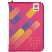 Купить Папка для тетрадей А4 "Likee" 32,5*23*2,5, пластик, молния с трех сторон — Фото №1