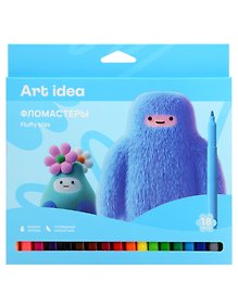 Купить Фломастеры Art idea, 18 цветов — Фото №1
