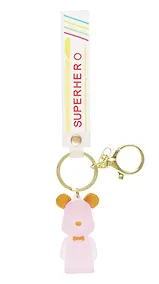 Купить Брелок Мишка с бабочкой (ПВХ) (6см) — Фото №1