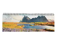 Купить Планинг дат. 2026г. 64л "Природа" настольный, гребень, мел.картон, глянц.ламинация, офсет — Фото №1