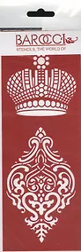 Купить Трафарет универсальный Корона (ТУ-46) (8,5х23) — Фото №1