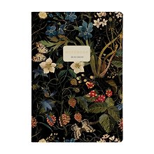 Купить Записная книжка А6 32л лин. "FLORA.ЛЕСНЫЕ ЯГОДЫ" мат.лам.soft-touch, фольга, скрепка, Bruno Visconti — Фото №1