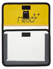 Купить Папка для тетрадей А5 "Мяу" липучка, Оникс — Фото №1