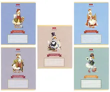 Купить Тетрадь в линейку Hatber, Gussi, 18 листов, в ассортименте — Фото №1