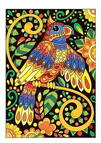 Купить Набор для творчества LORI Картина по номерам для малышей Попугай Ркн-015 — Фото №1