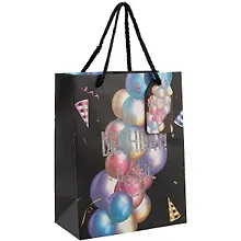 Купить Пакет А5 23*18*10 Balloons жен., бум.мат.ламинат, ассорти — Фото №1