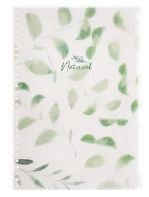 Купить Тетрадь B5 80 листов, клетка, "Natural leaves" — Фото №1