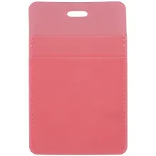 Купить Обложка для проездного билета "Solo", пластик, розовая — Фото №1