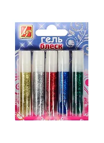 Купить Набор Гель Блеск 5цв. Туб.5мл 12С 761-08 — Фото №1