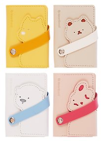 Купить Записная книжка А7 80л лин. "Lovely animals" тв.ПВХ-обл., кнопка, магн.клапан, ассорти — Фото №1