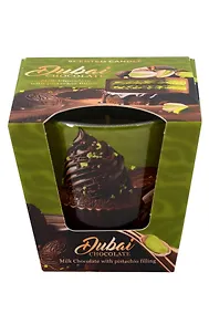 Купить Свеча ароматическая в стакане Dubai Chocolate (115г) — Фото №1