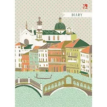 Купить Ежедневник, Эксмо А5- 112л. н/датир. Город мечты твердая обложка с поролоном — Фото №1