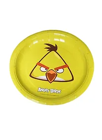Купить Angry Birds одноразовая картонная тарелка Желтая птица (6шт) — Фото №1
