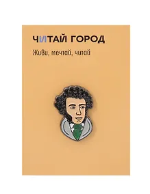 Купить Значок металлический Пушкин (Пуш1) — Фото №1