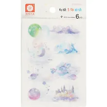 Купить Наклейки Planets бумажные (6листов) — Фото №1