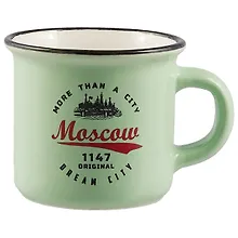 Купить Кружка фарфор.мал.под эмаль Москва. Эмблема (065-9-19-27) — Фото №1