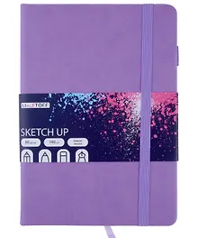 Купить Скетчбук 148*210 80л "SKETCH UP. Фиалковый" 140г/м2, тв.обложка, резинка — Фото №1