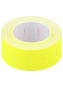 Купить Лента для этикет-пистолета 21*12мм 500шт/рул., желтая — Фото №1
