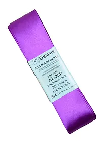 Купить Лента атласная ТМ Gamma 25мм ( 1 ) AL-25P 5,4м №046 лиловый — Фото №1