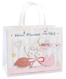 Купить Пакет А4 32*25,5*15 "Flower rabbit" дет., бум.мат.ламинат — Фото №1