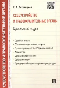 Купить Судоустройство и правоохранительные органы. Краткий курс : учебное пособие — Фото №1
