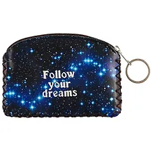 Купить Кошелек на молнии Космос (9х13) (кожзам) — Фото №1