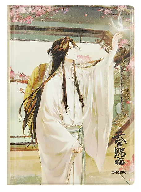 Купить Обложка для паспорта Благословение небожителей Се Лянь с бабочкой (ПВХ бокс) (ОП2024-429) — Фото №1