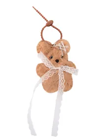 Купить Брелок-обвес на сумку Собачка с кружевом (плюш) (12см) (12-4033-202510-SPT-34) — Фото №1