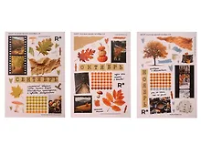 Купить Набор стикеров Remarklee "Коллаж Яркий: Осень" 2.0, 3 листа — Фото №1