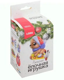 Купить 3D Art. Елочная игрушка под роспись "Мишка на санках" — Фото №1