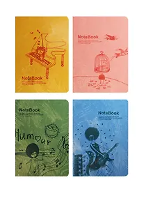 Купить Записная книжка А7 60л "Music", вн.бл.лин.кремовый, с ПВХ-обложкой, ассорти — Фото №1