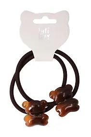 Купить Набор резинок Мишки коричневые (2шт) (пластик) (5см) (12-Ava-10) (Lafilaf) — Фото №1