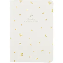 Купить Ежедневник недат. А6 96л "Forest" белый, иск.кожа, интегр.переплет, тисн.фольгой, ляссе — Фото №1