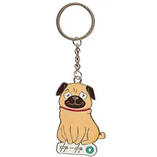 Купить Брелок My lucky charm Мопс фр-фр (металл) (12-07150-716464891) — Фото №1