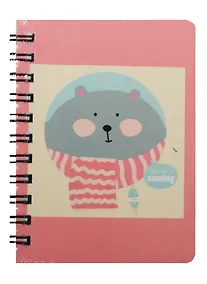 Купить Записная книжка "Мишка в шарфике" А7, 80л — Фото №1