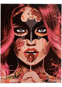 Купить Холст с красками по номерам "Девушка с тату", 30 х 40 см — Фото №1