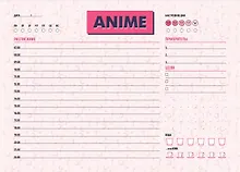 Купить Планер недат. А5 48л "Аниме. Лунная призма" скоба, вертик. — Фото №1