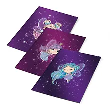 Купить Обложки 03шт д/тетрадей "ФЕЕЧКИ" 346*215мм, ПВХ 70мкм, три наклейки для персонализации, подвес — Фото №1