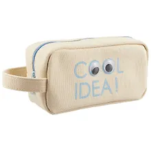 Купить Сумочка на молнии Слоганы с бегающими глазками (19,5х10) (ПВХ бокс) — Фото №1