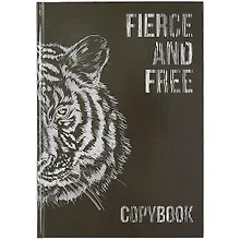 Купить Книга для записей А4 96л кл. "ТИГР" 7БЦ, глянц.ламинация — Фото №1