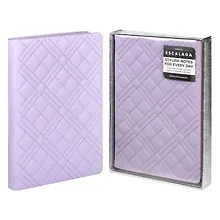 Купить Ежедневник недат. А5 164л "Лайка" сиреневый, иск.кожа, тв.переплет, обл.поролон, офсет, ляссе,  подар.карт.коробка с ПВХ-крышкой + промостикер — Фото №1