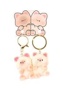 Купить Брелоки парные Два котика (ПВХ) (5х4) (12-NVEB-1) — Фото №1