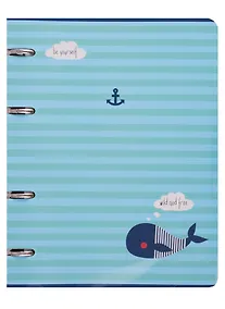 Купить Тетрадь на кольцах в клетку Be Smart, Sea, 120 листов — Фото №1
