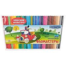 Купить Фломастеры Centropen, "Пингвины", 30 цветов — Фото №1